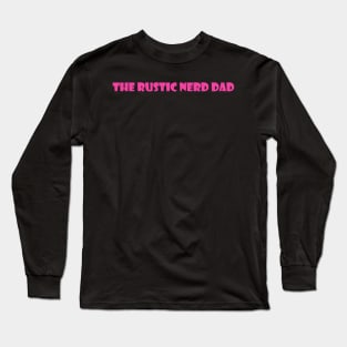 The RND Cartoon Lettering - Pink Breast Cancer Awareness Long Sleeve T-Shirt